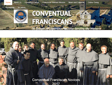 Tablet Screenshot of franciscanfriars.org